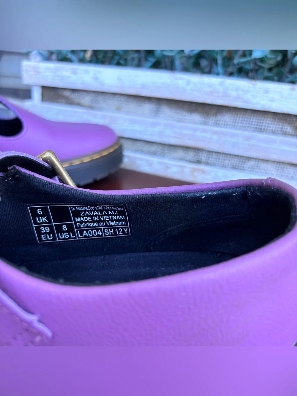 Dr. Martens Zavala Mary Jane in Muted Purple Size US 8